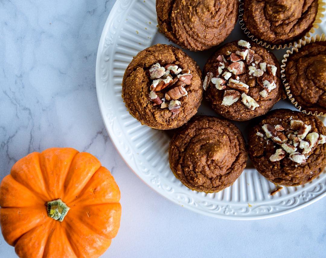 Vegan Pumpkin Muffins for Fall Breakfast