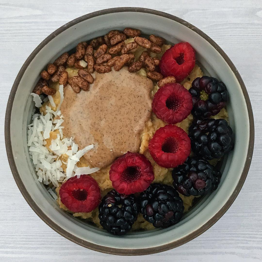 Vegan Pumpkin Cauliflower Oats Breakfast