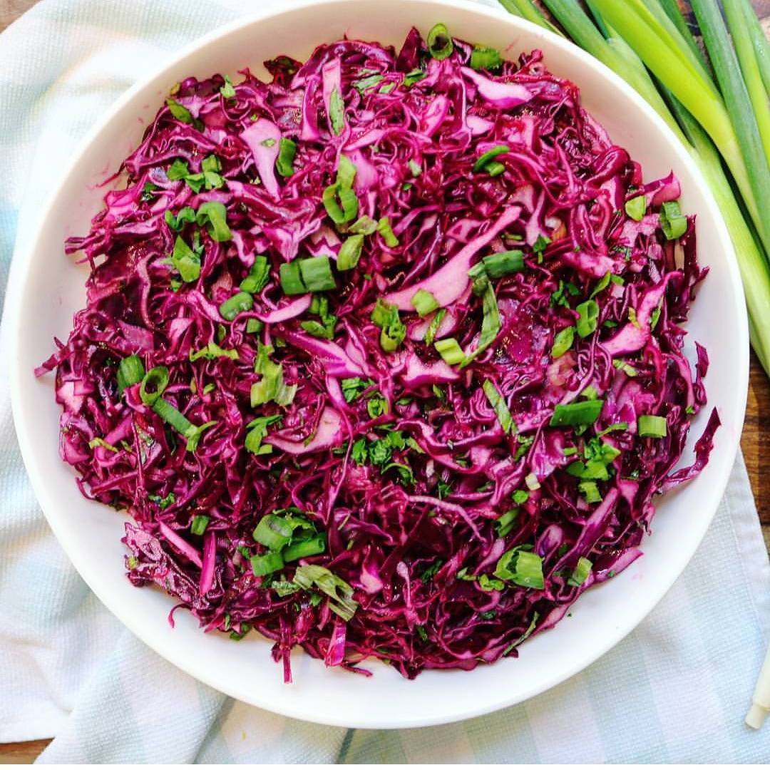 Crunchy Slaw with Tangy Lemon Cumin Dressing