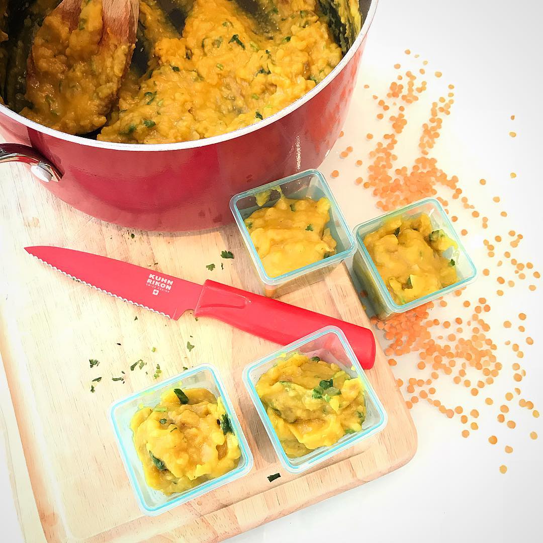Lentil and Vegetable Mash for Baby and Family