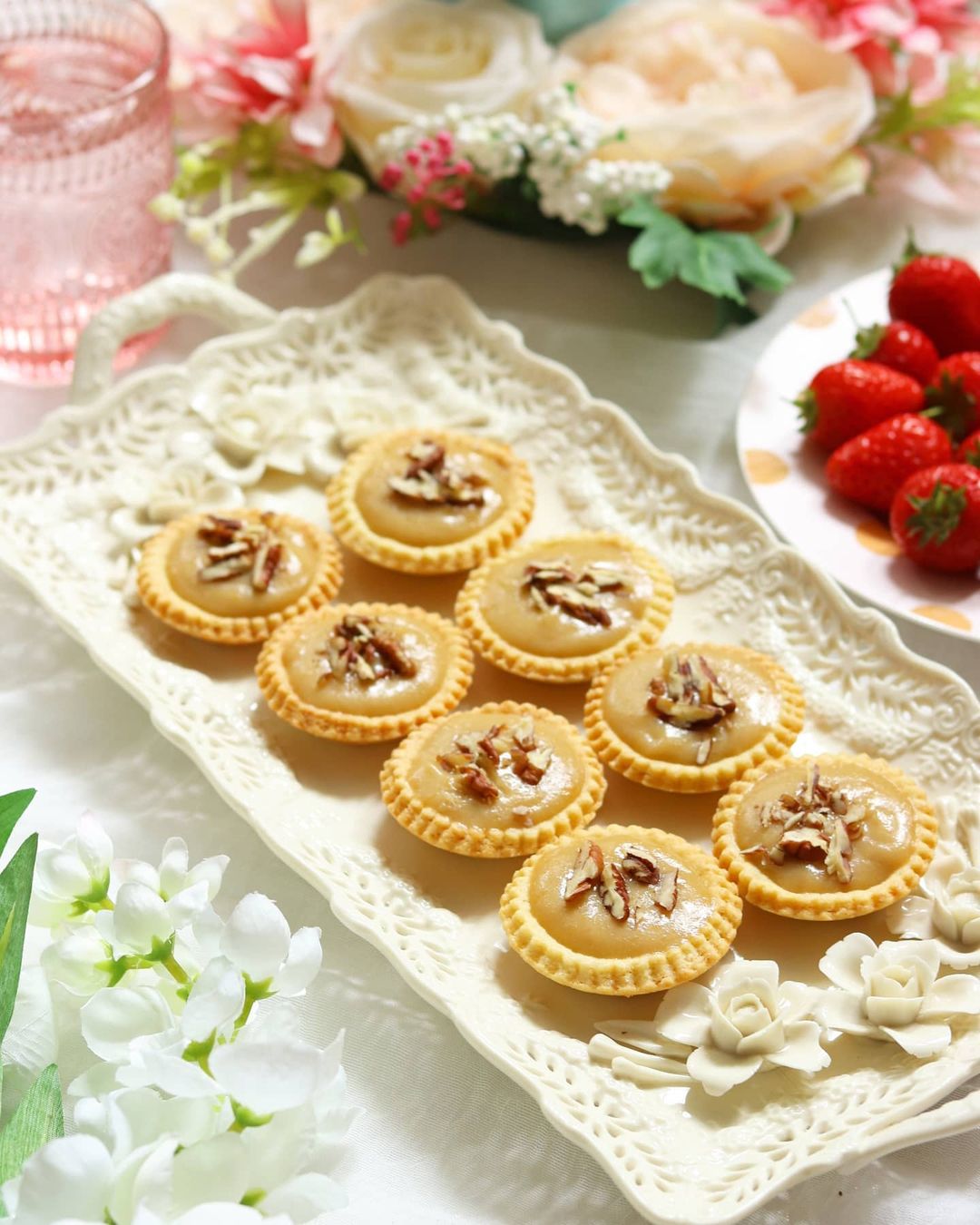 Nutty Caramel Tarts