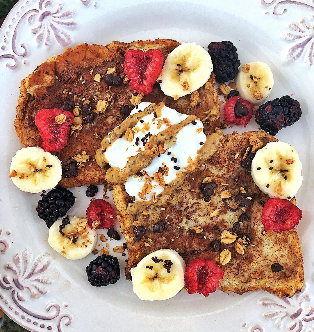 Messy Chocolate Protein Collagen French Toast