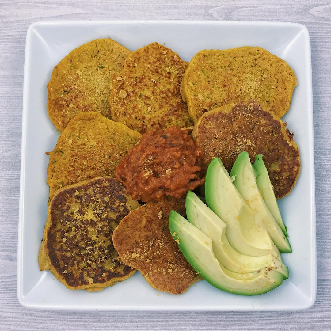 Easy Vegan Savory Pancakes