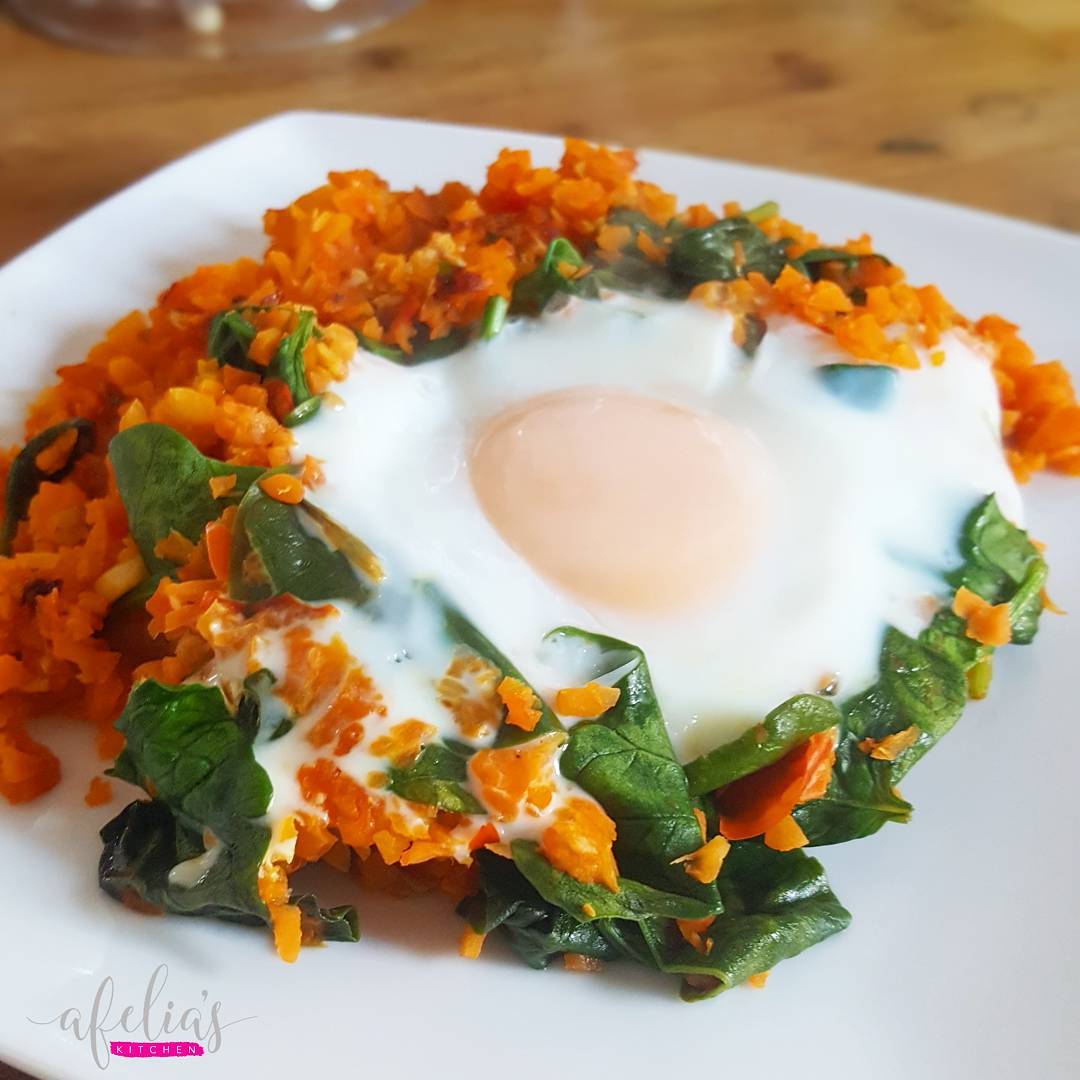 Nutrient-Packed Carrot and Egg Brunch