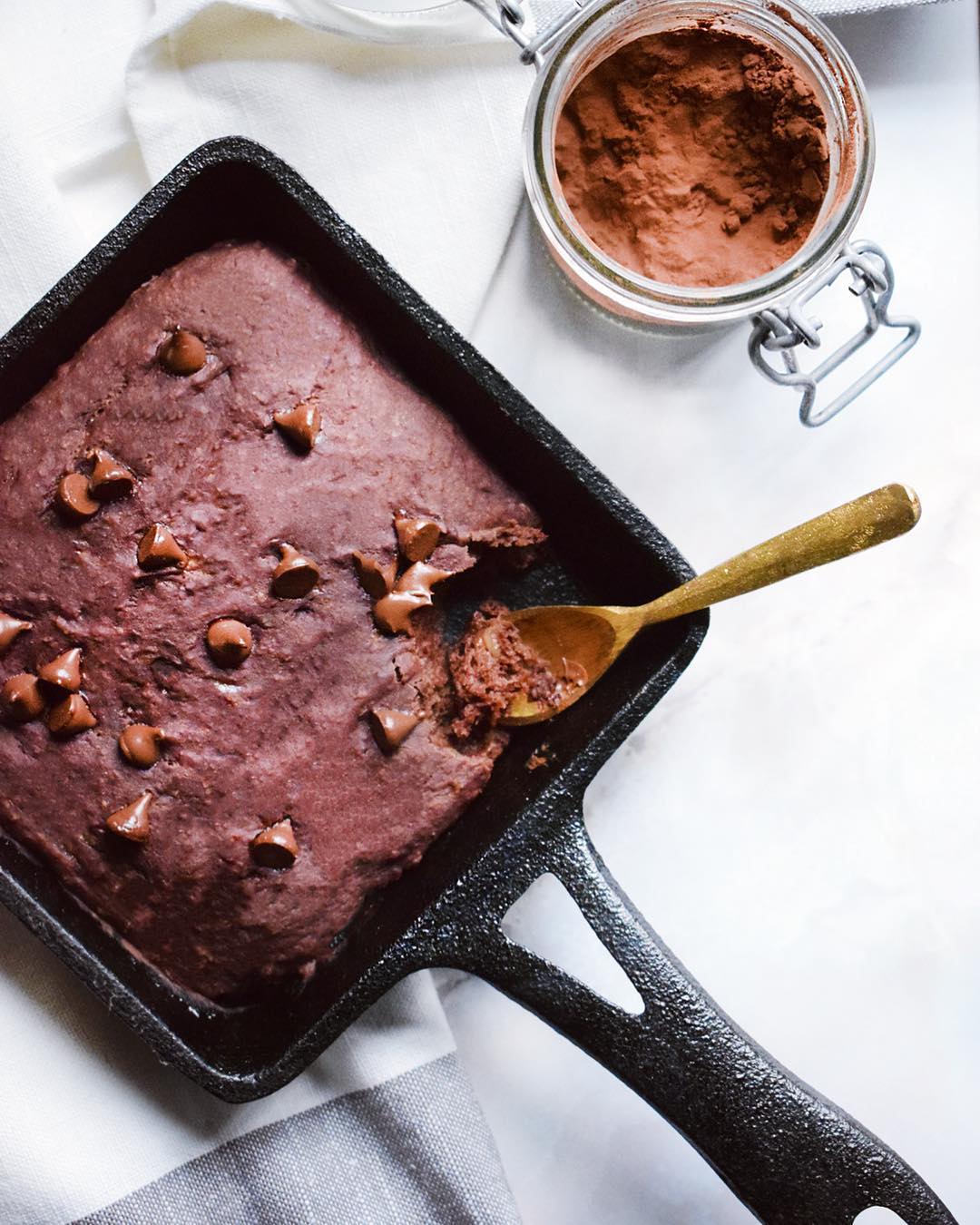 Chocolate Banana Skillet Dessert