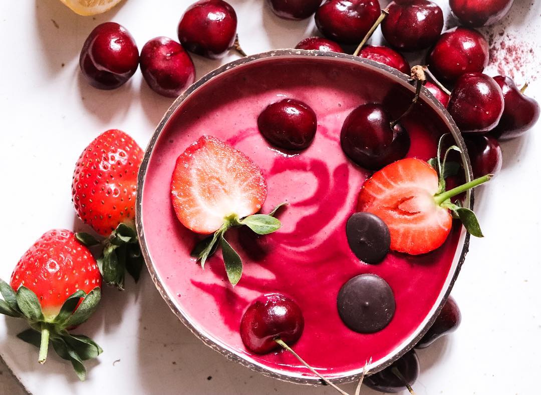Morning Brightener Smoothie Bowls with Fruits