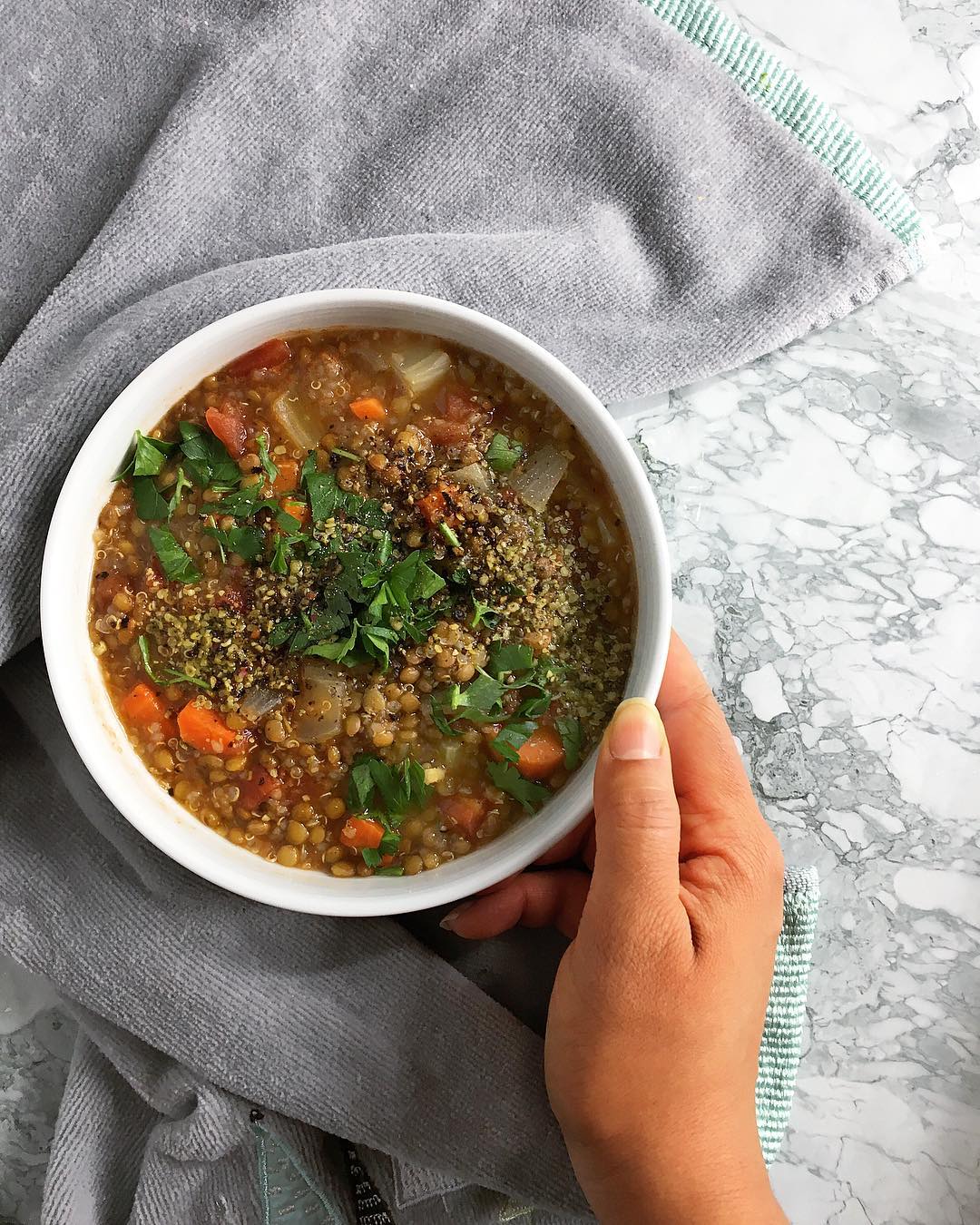 Quinoa Lentil Soup
