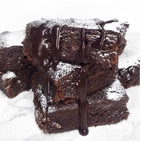 Vegan Gluten-Free Fudgy Walnut Brownies