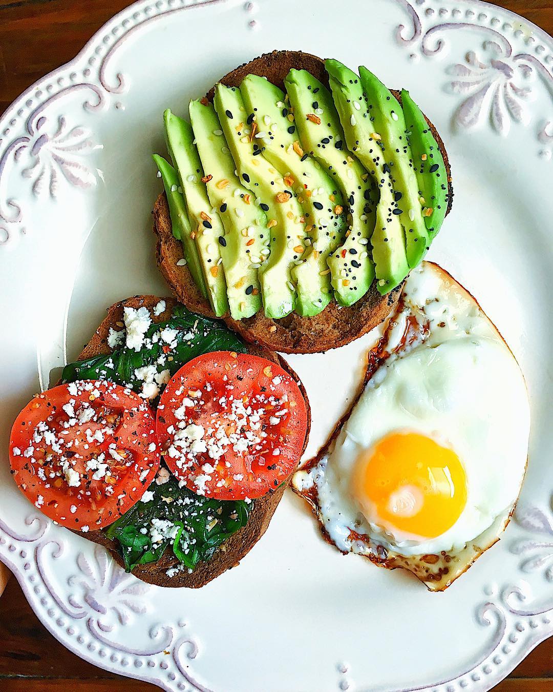 Open Faced Grain Free Bagel Breakfast