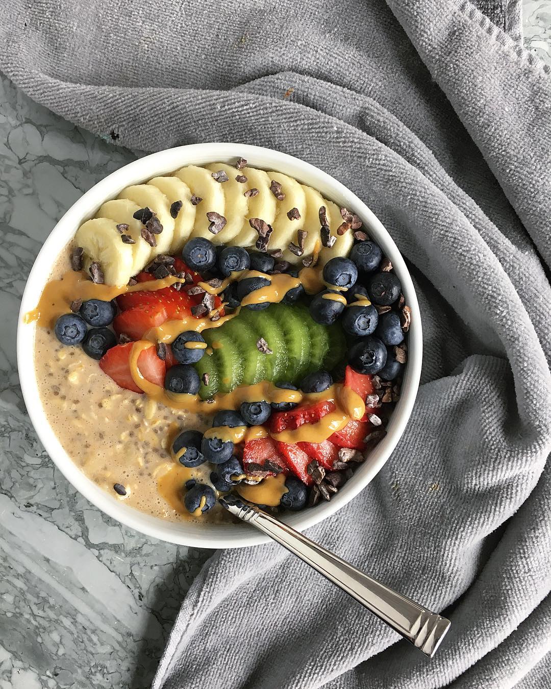 Maca Overnight Oats Breakfast