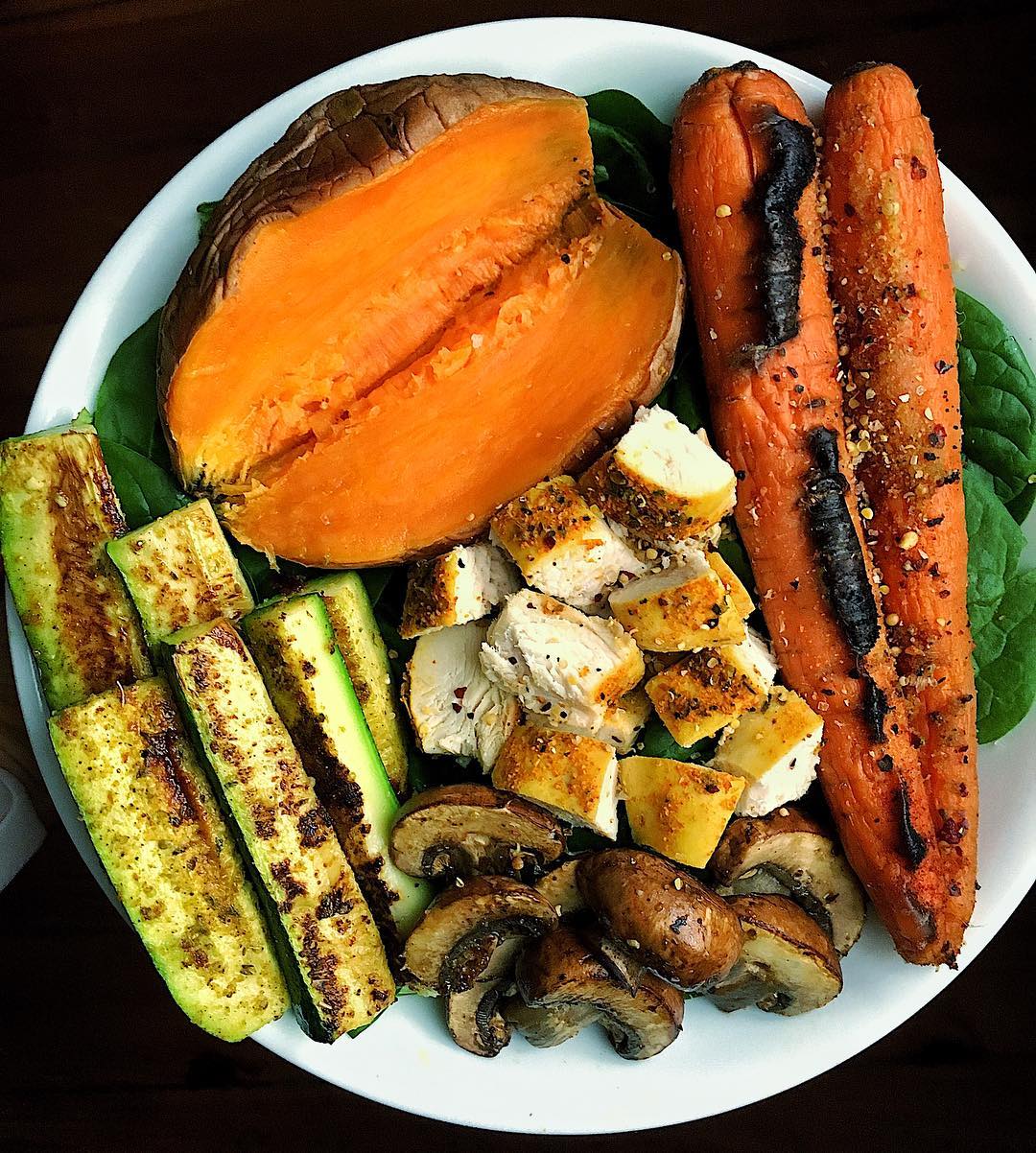 Hearty Orange Vegetable Lunch Bowl
