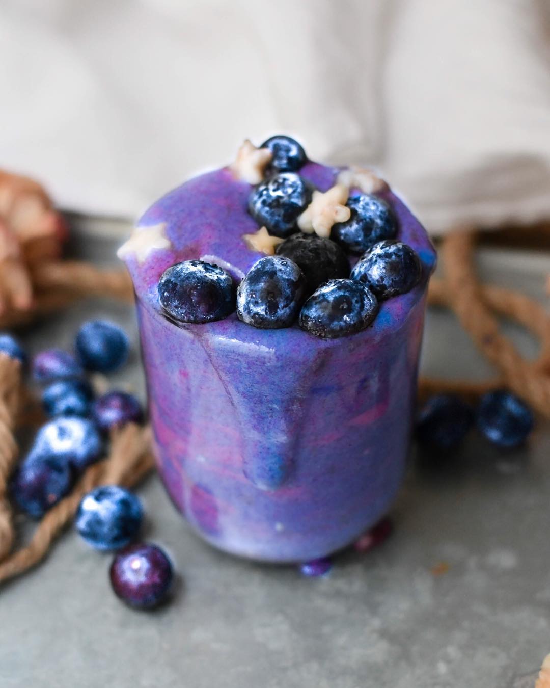 Magical Galaxy Blueberry Smoothie