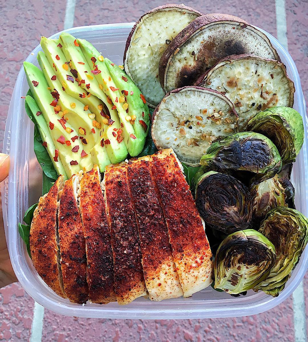 Baked Chicken and Roasted Veggies Lunch Pack