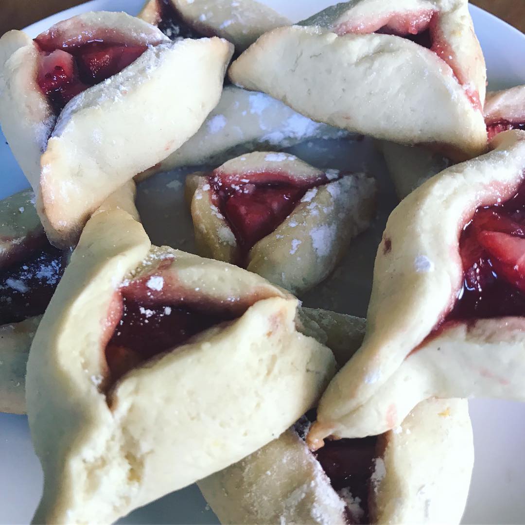 Baked Hamantaschen for Purim