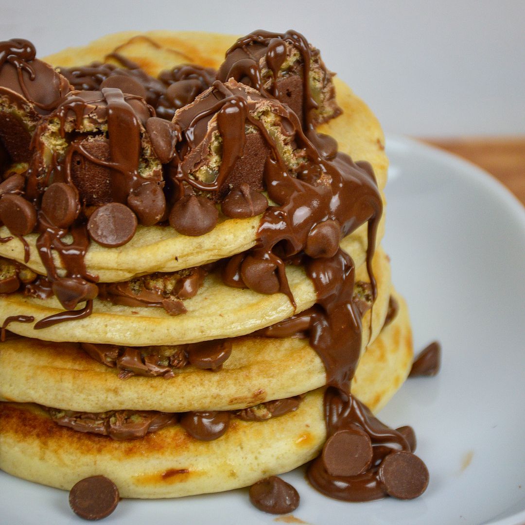 Easy Chocolate Protein Pancakes Option