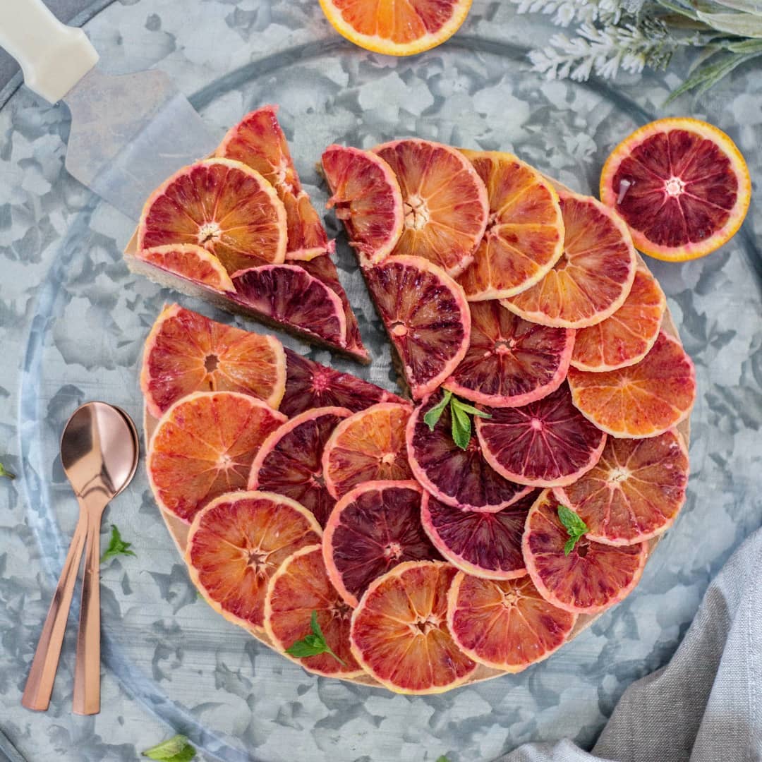 Blood Orange N Vanilla Bean Cheezecake