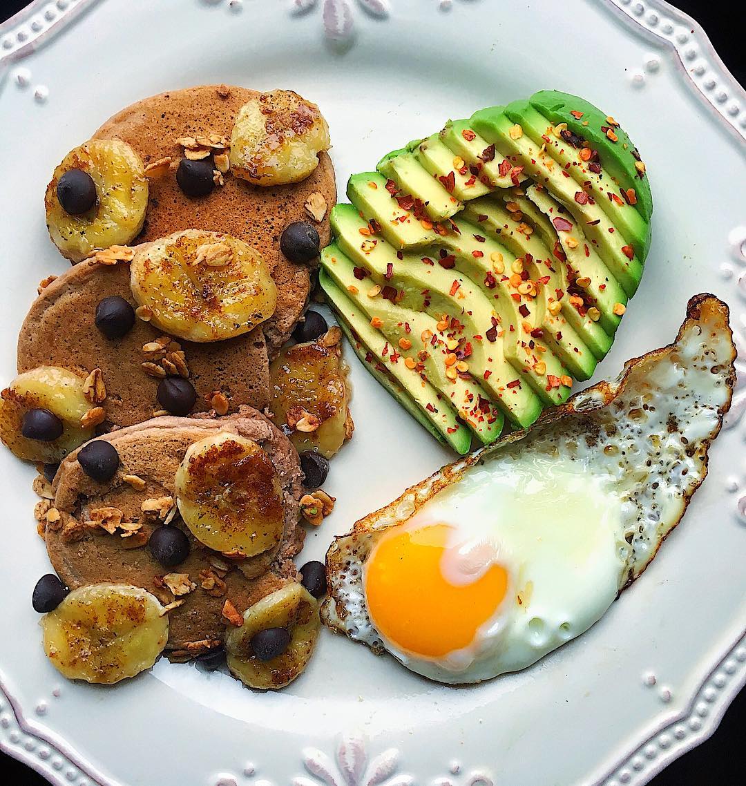 Sweet and Savory Protein Pancakes Combo