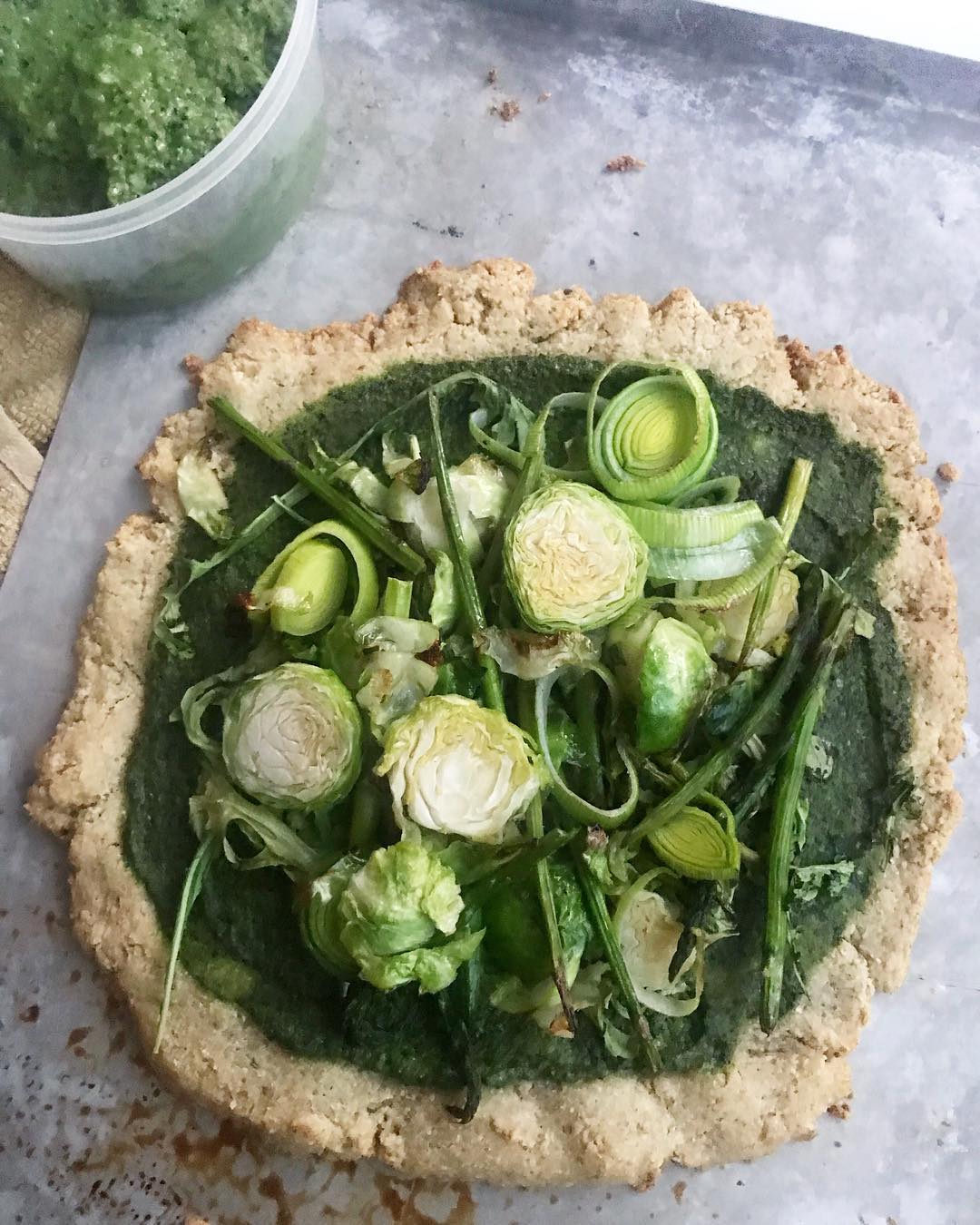 Plant Based Green Goodness Pizza
