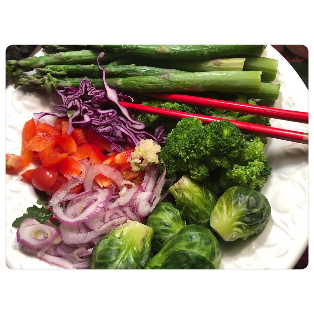 Mixed Vegetables Buddha Bowl with Almond Sauce