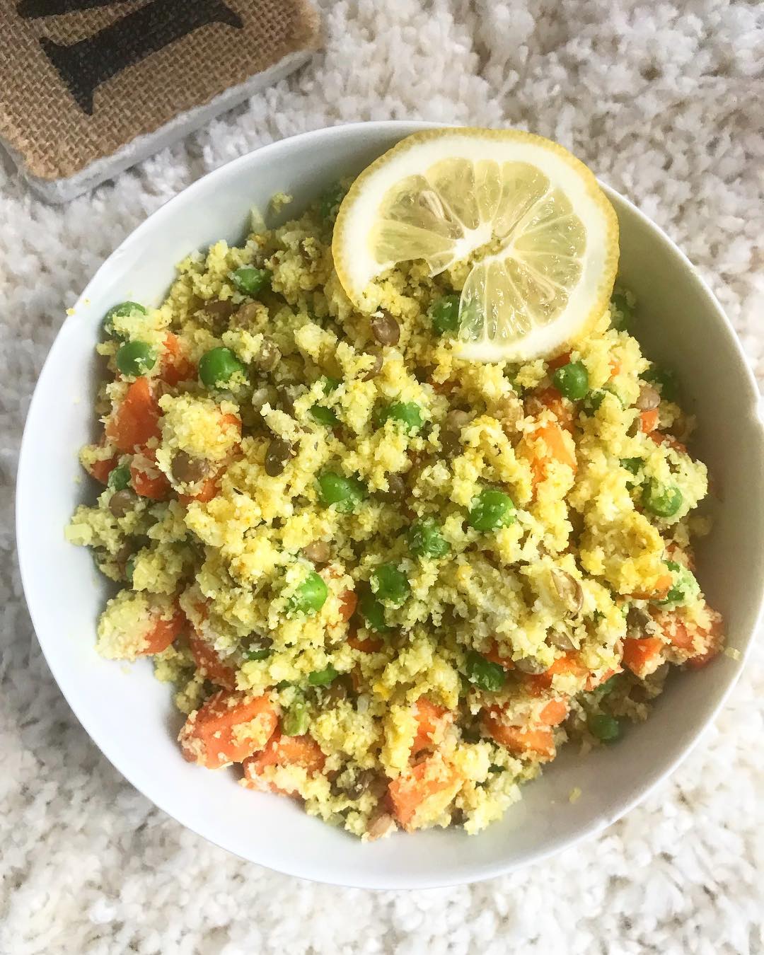 Vibrant Turmeric Cauliflower Rice Pilaf