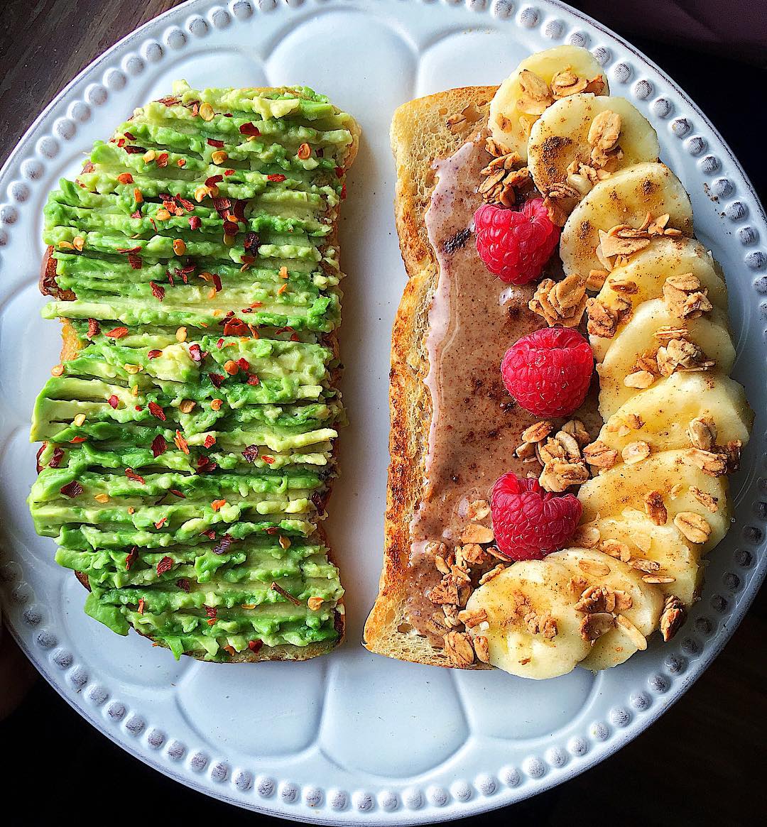 Sweet and Savory Double Toast Breakfast
