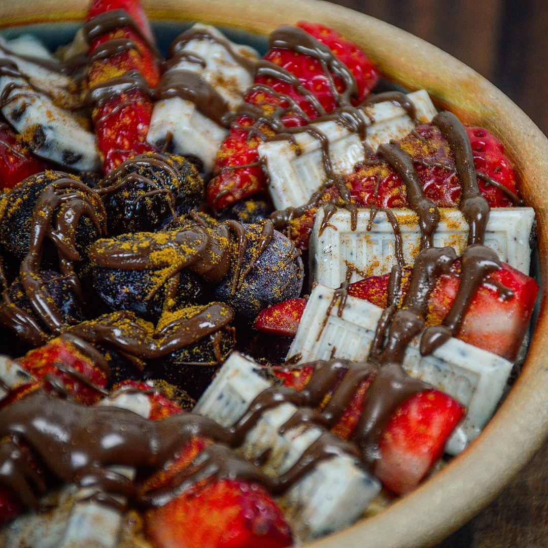 Protein Oats with Strawberries and Cream