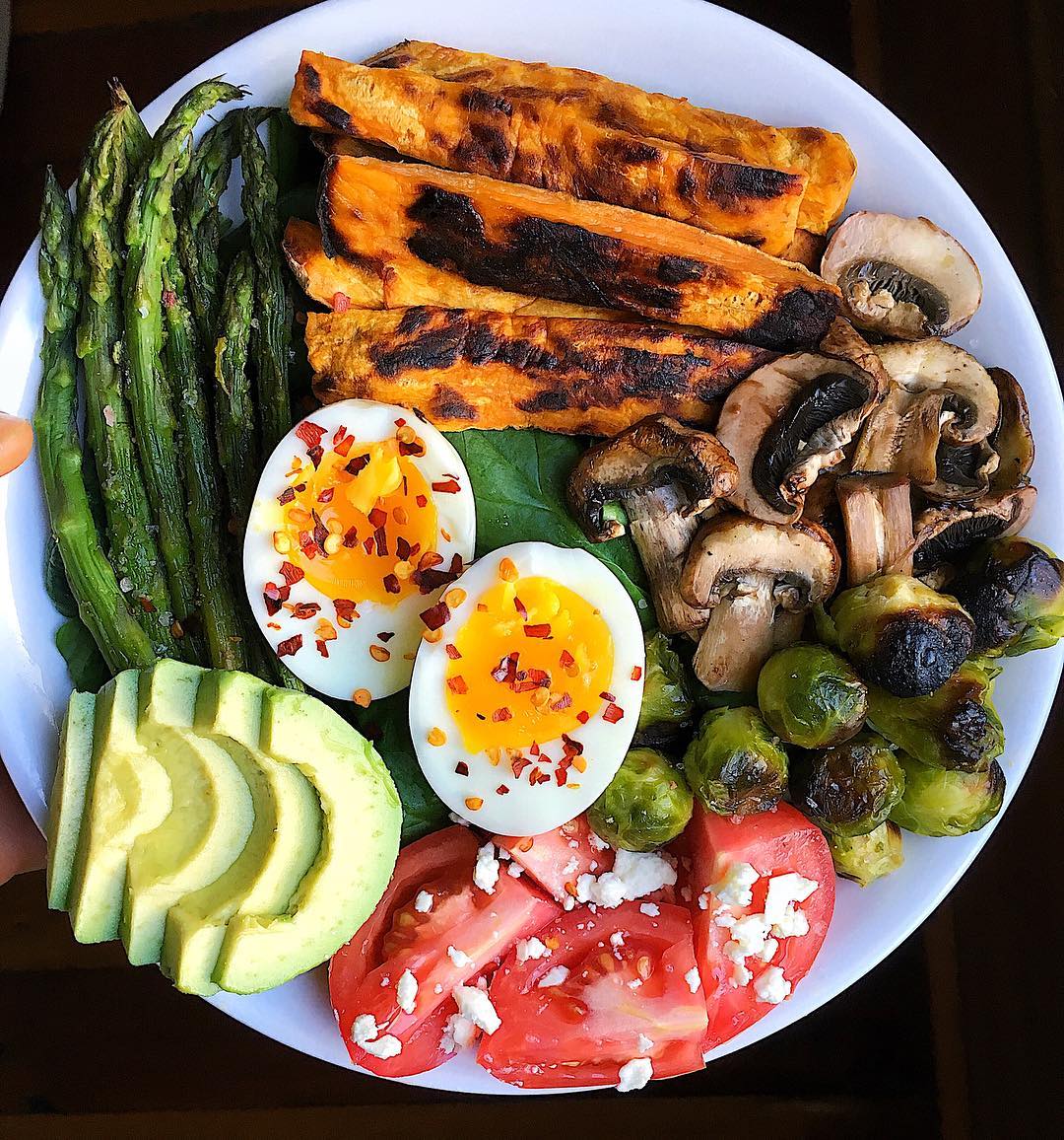 Soft Boiled Egg with Vegetable Lunch Bowl