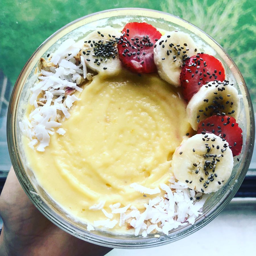 Mango Banana Smoothie Bowl