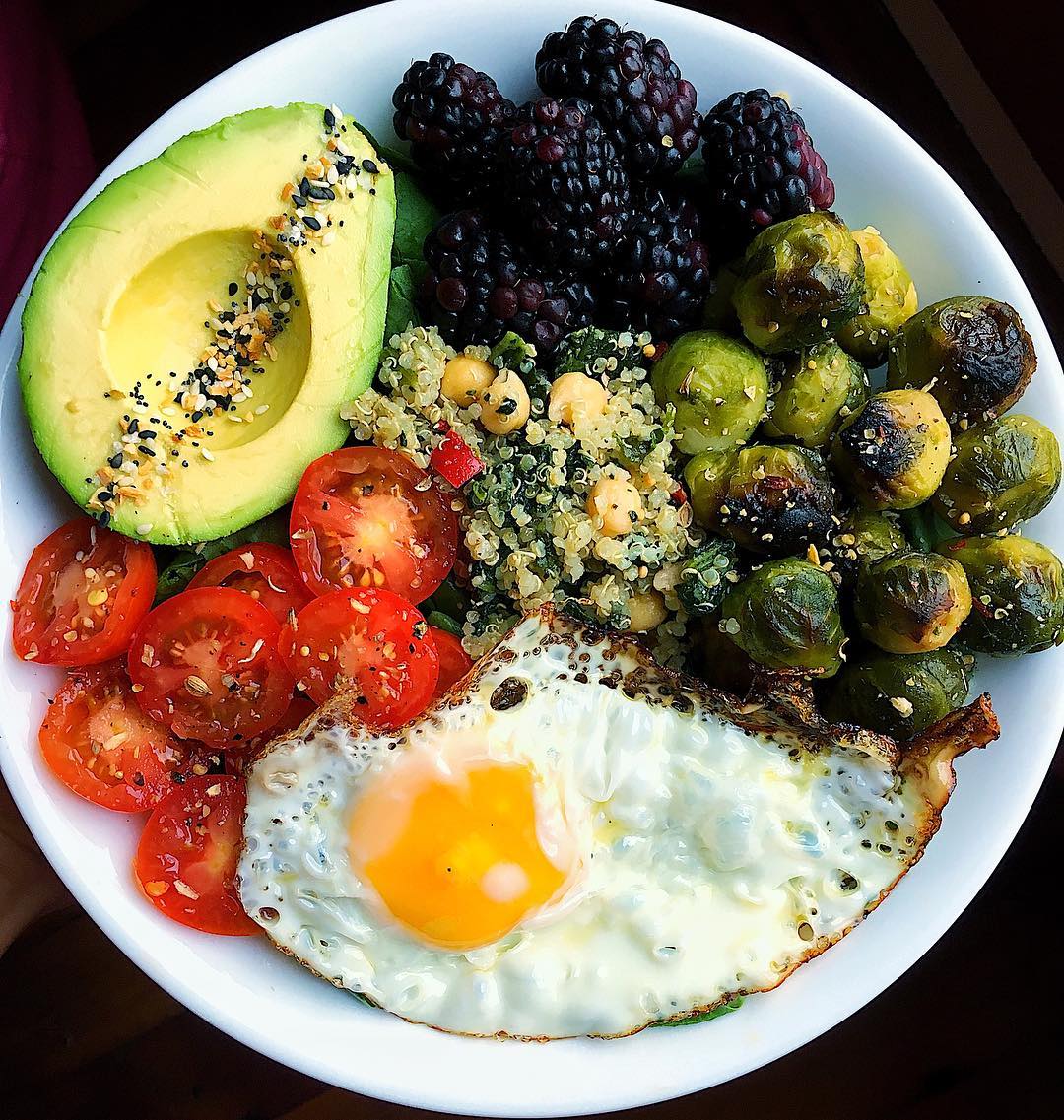 Energizing Breakfast Bowl with Quinoa and Greens