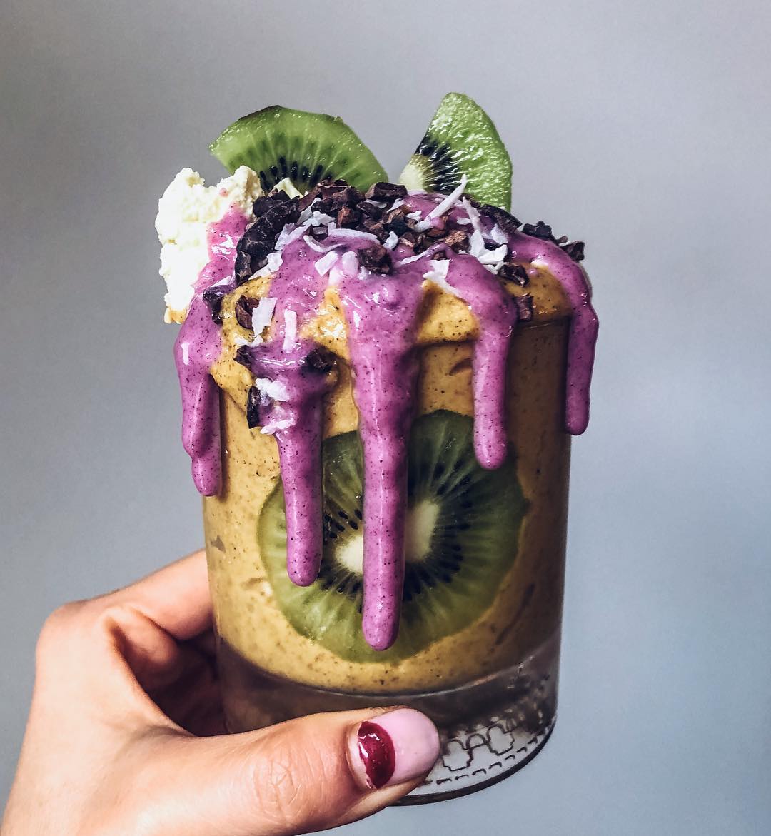 Sunshine Papaya Cauliflower Smoothie Bowl