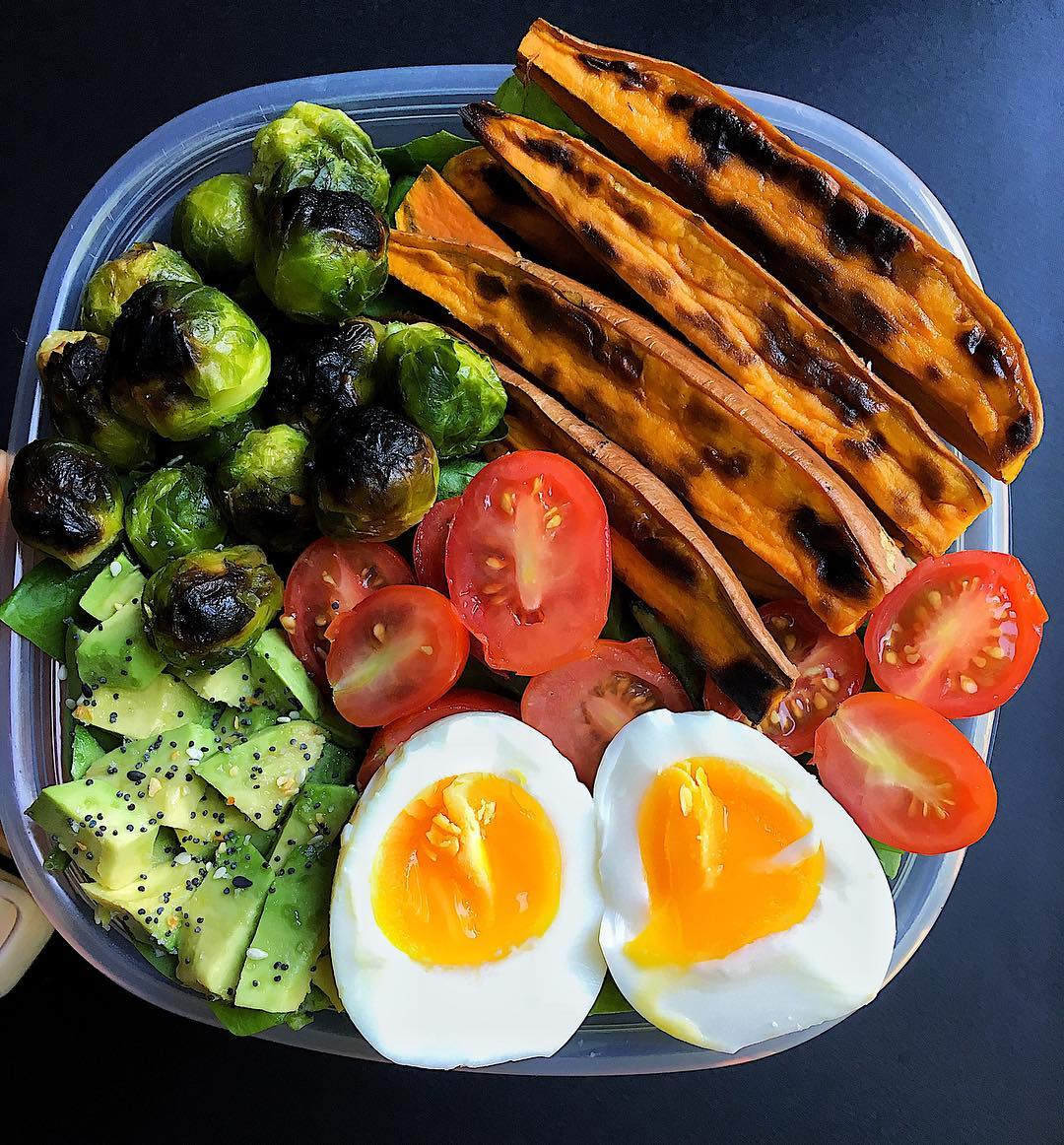 Soft Boiled Egg Veggie Packed Lunch Idea