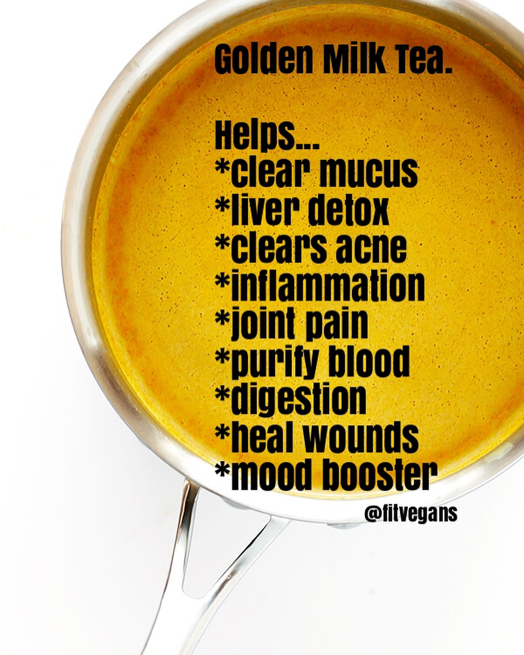 Golden Milk Tea with Turmeric Paste