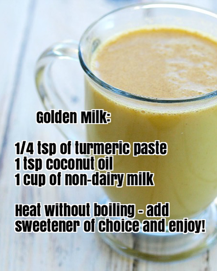 Golden Milk Tea with Turmeric Paste