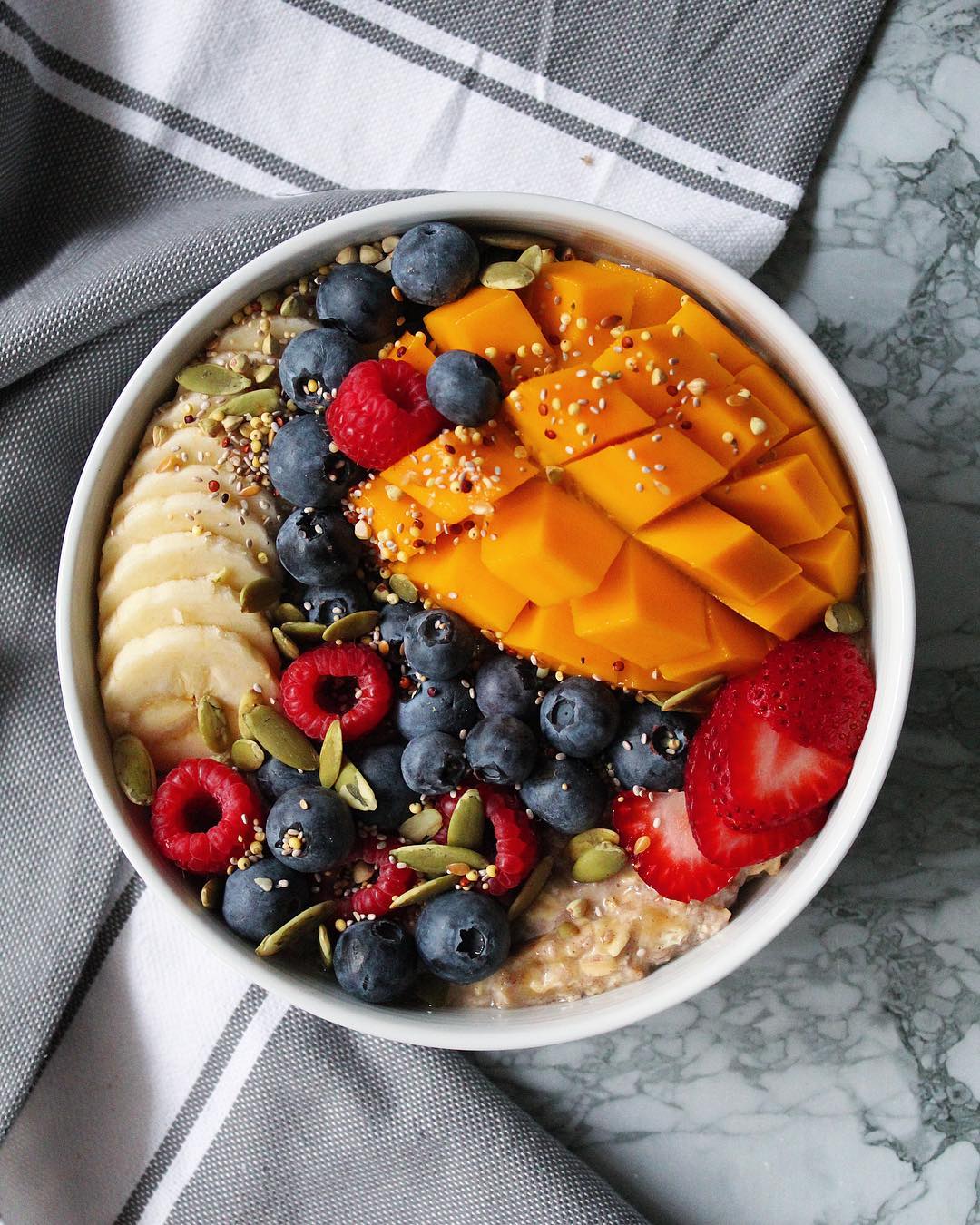 Cinnamon Overnight Oats with Banana and Spices