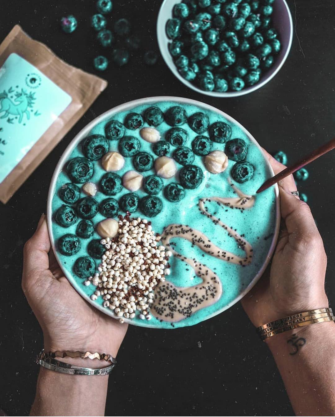 Blue Banana Ice Cream Bowl