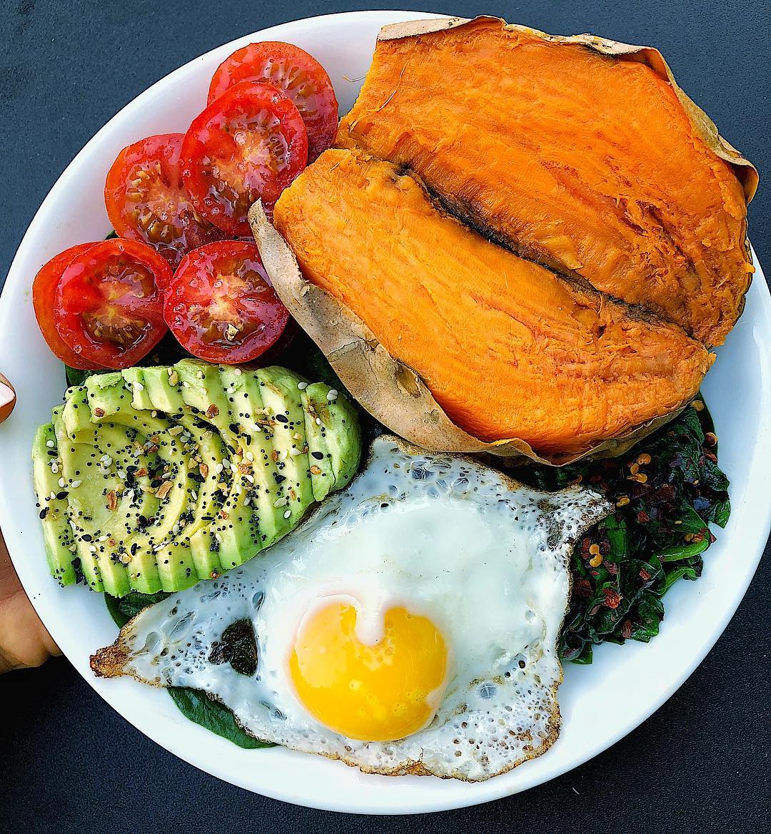 Caramelized Sweet Potato Breakfast Bowl