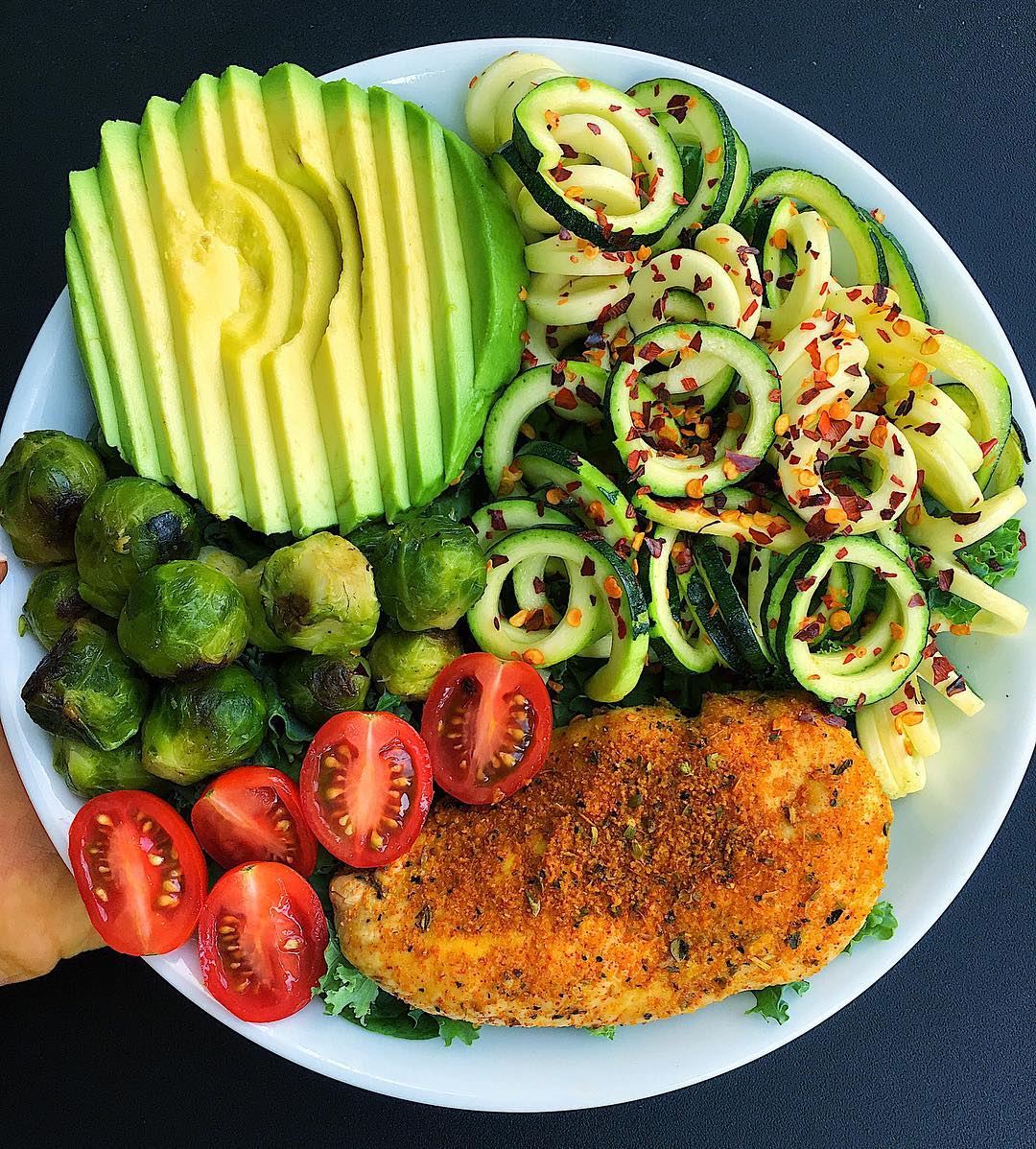 Meal Prepped Chicken and Buttery Zoodles
