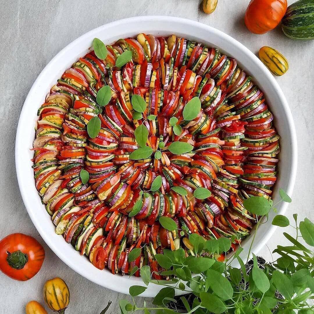 Plant-Based Ratatouille with Fresh Vegetables
