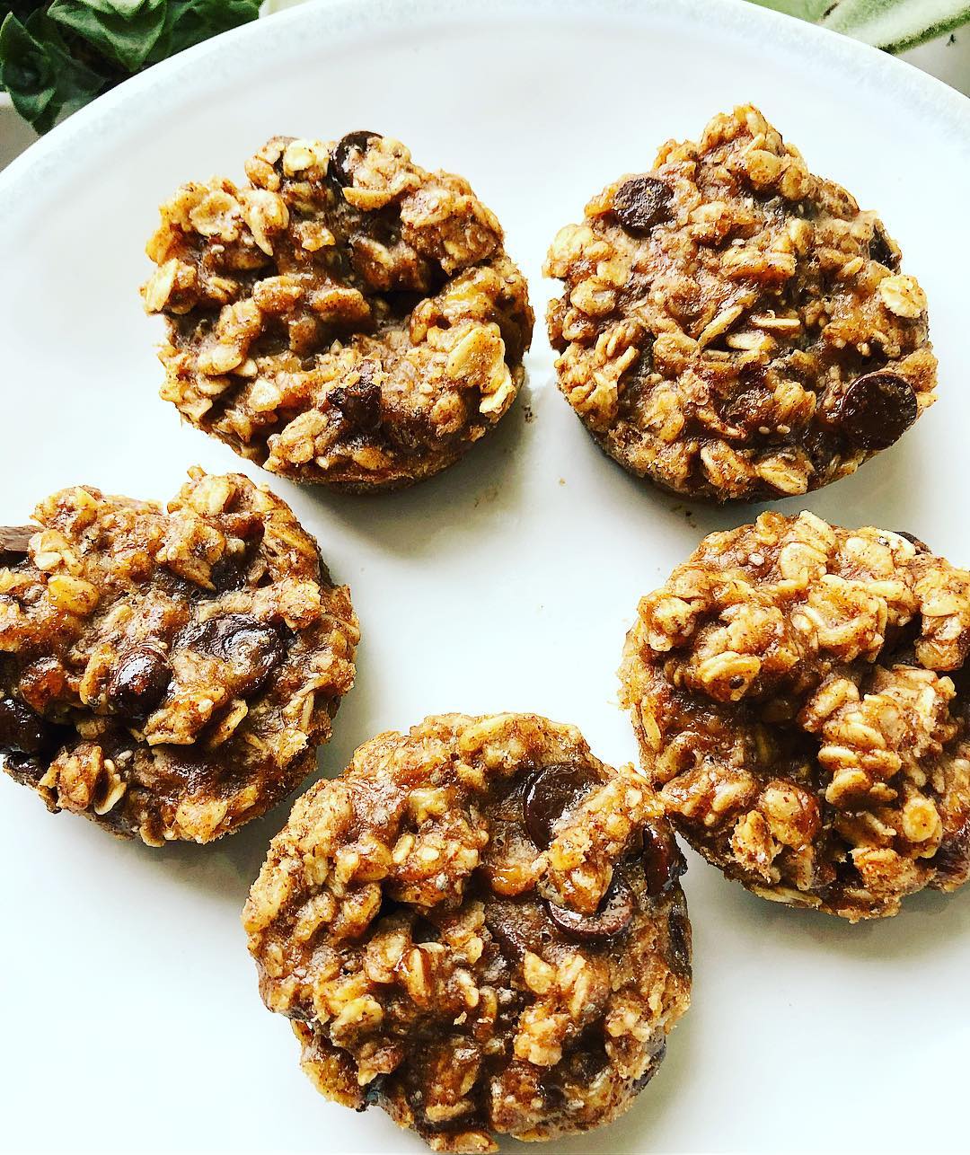 Banana Oats Mini Muffins Breakfast Treat