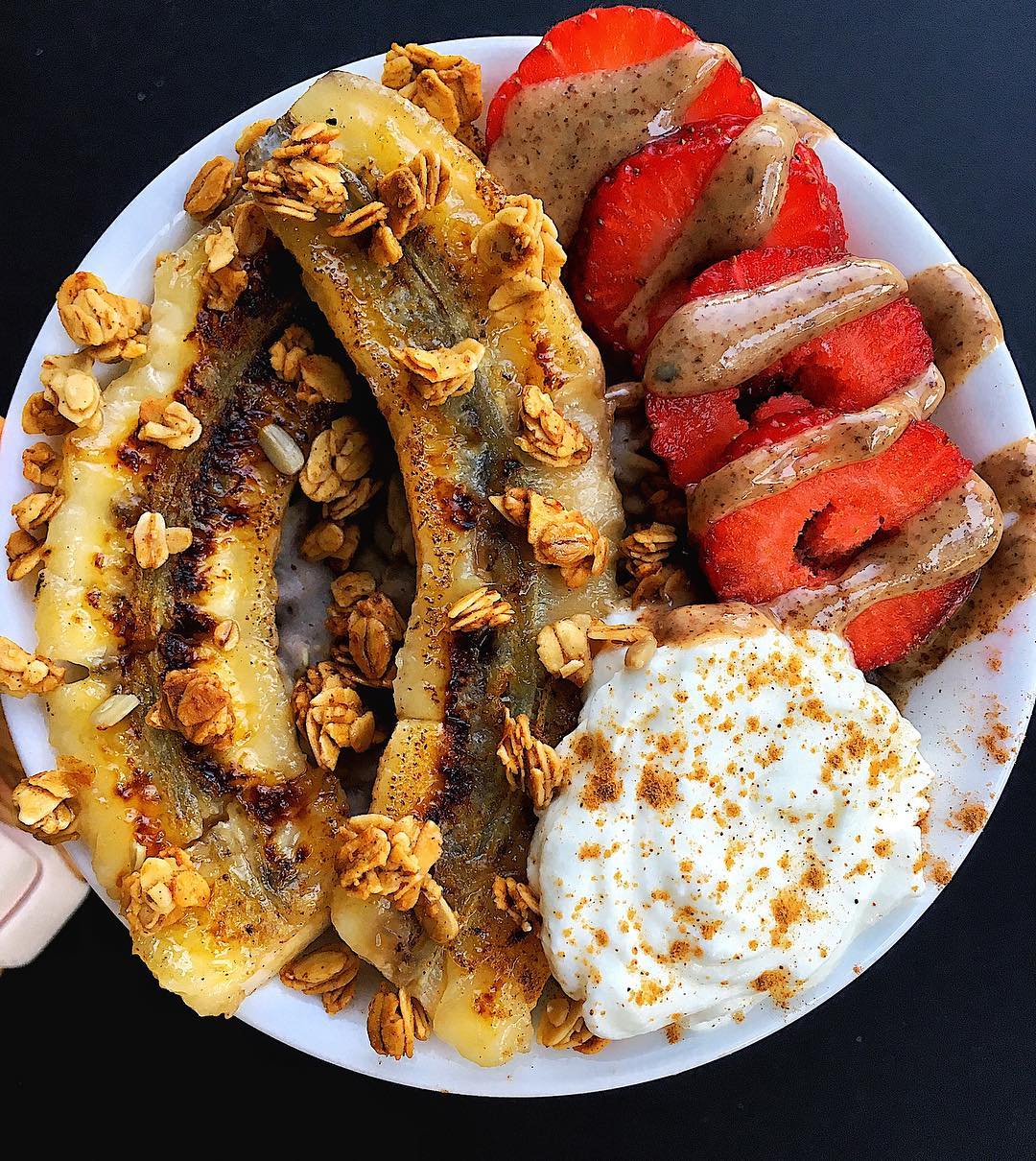 Strawberry Protein Oatmeal Breakfast