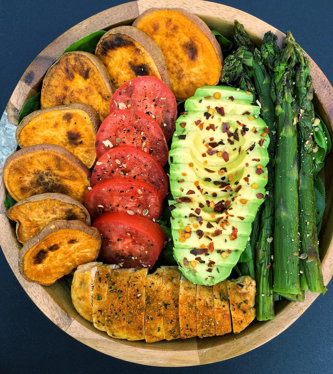 Healthy Baked Chicken and Veggie Bowl
