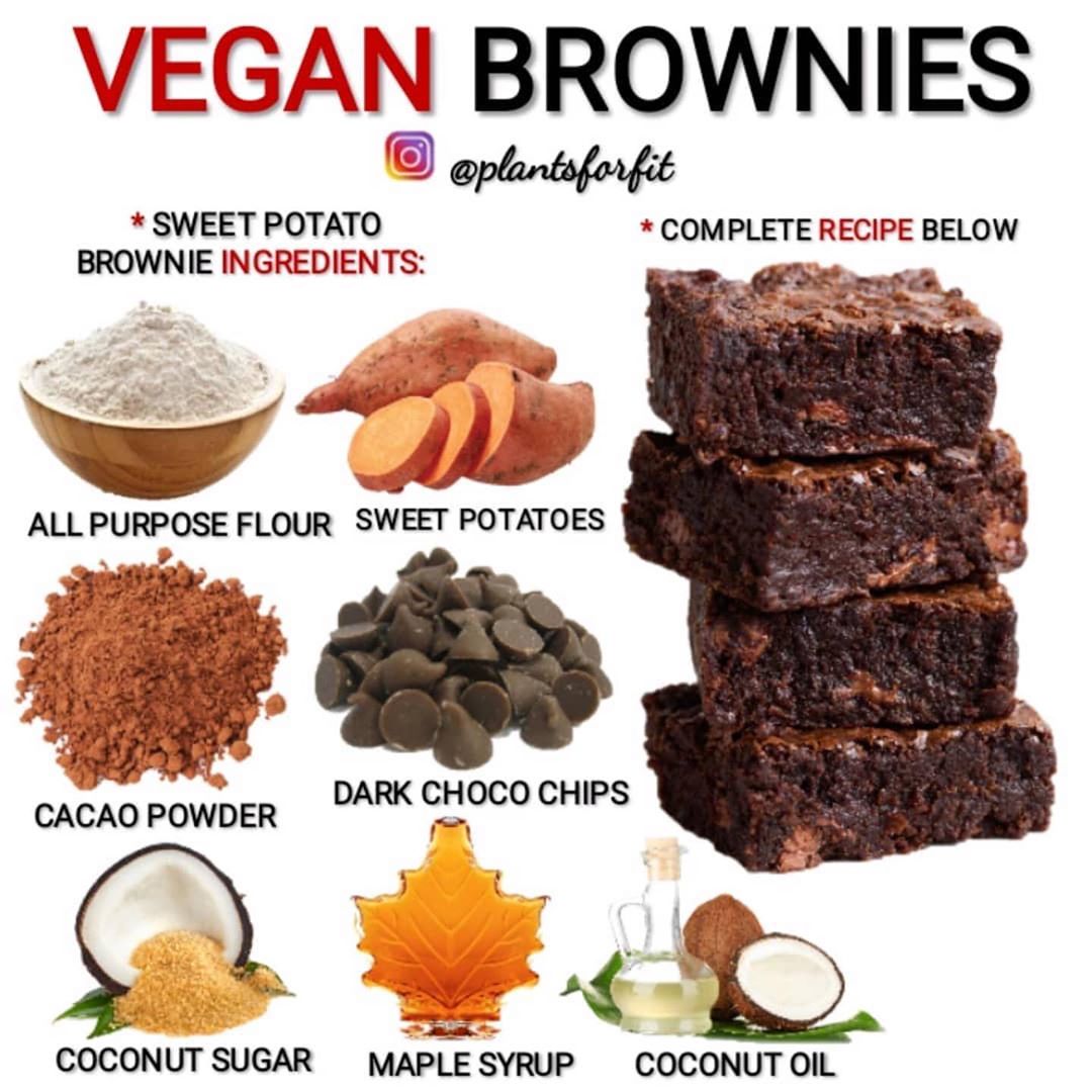 Delicious Vegan Sweet Potato Brownies