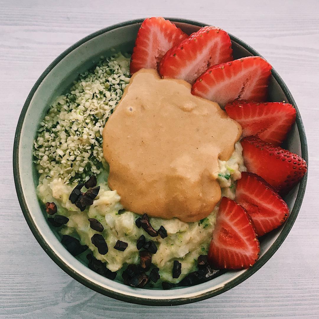 Vegan Cauliflower and Zucchini Oats