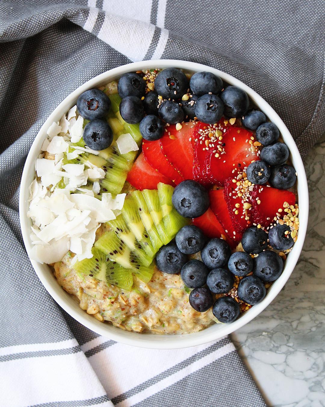 Zucchini Oats with Banana and Spices