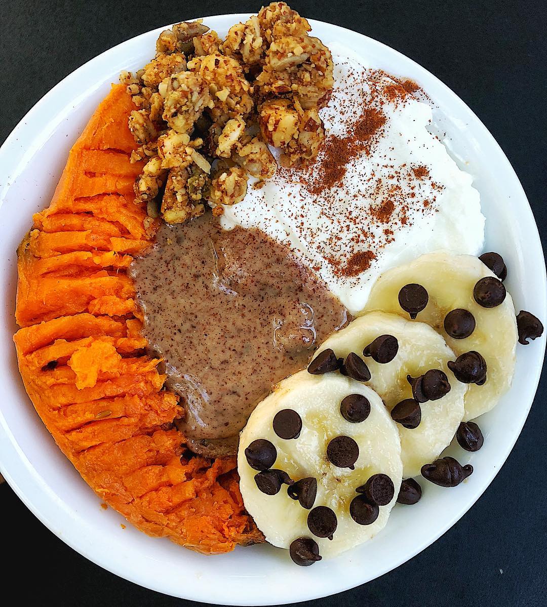 Easy Sweet Potato Yogurt Bowl Breakfast