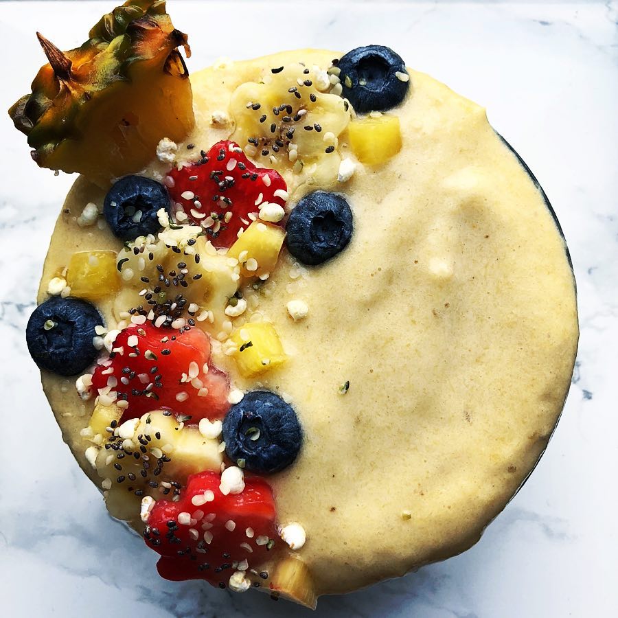 Pineapple Protein Smoothie Bowl