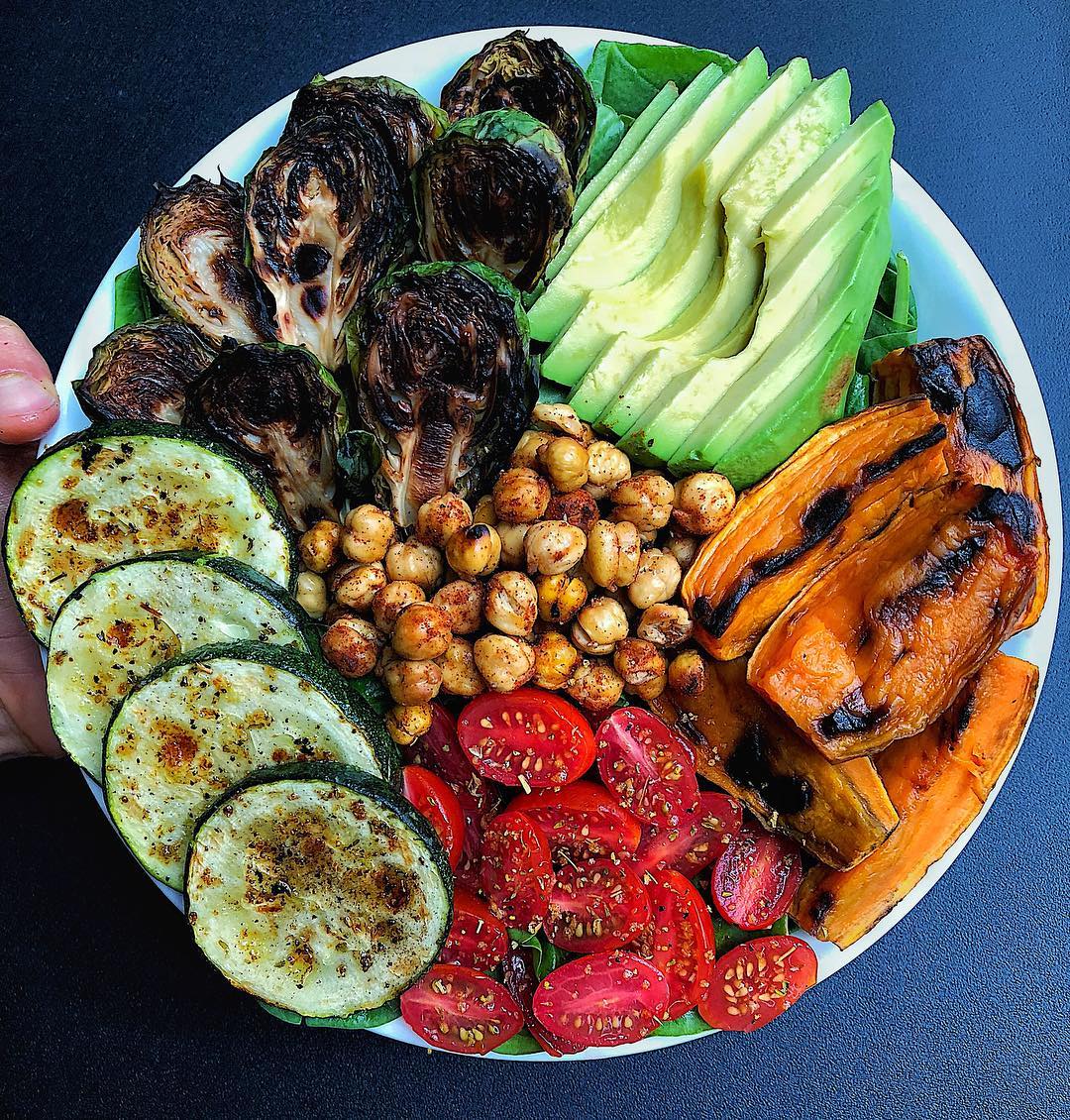 Quick Roasted Vegetable Bowl Dinner