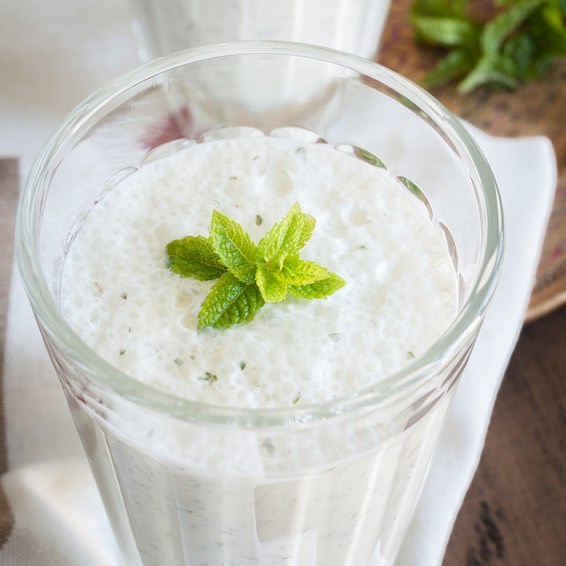 Mint Slice Matcha Smoothie