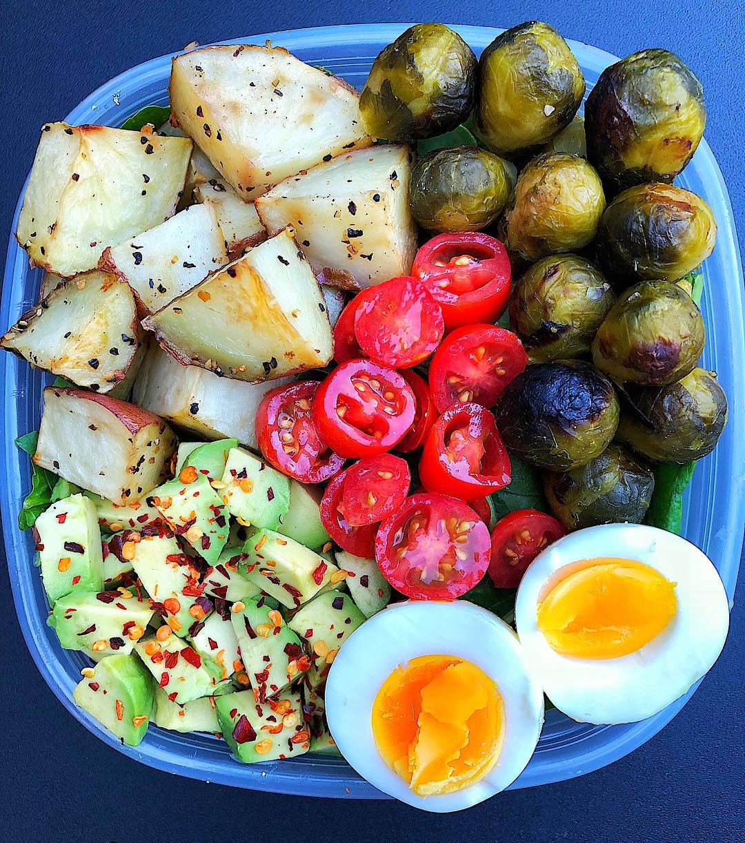 Easy Packed Lunch Breakfast with Veggies