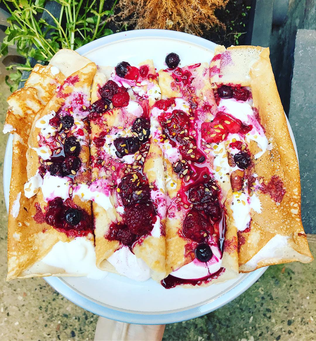 High Protein Buckwheat Crepes Breakfast